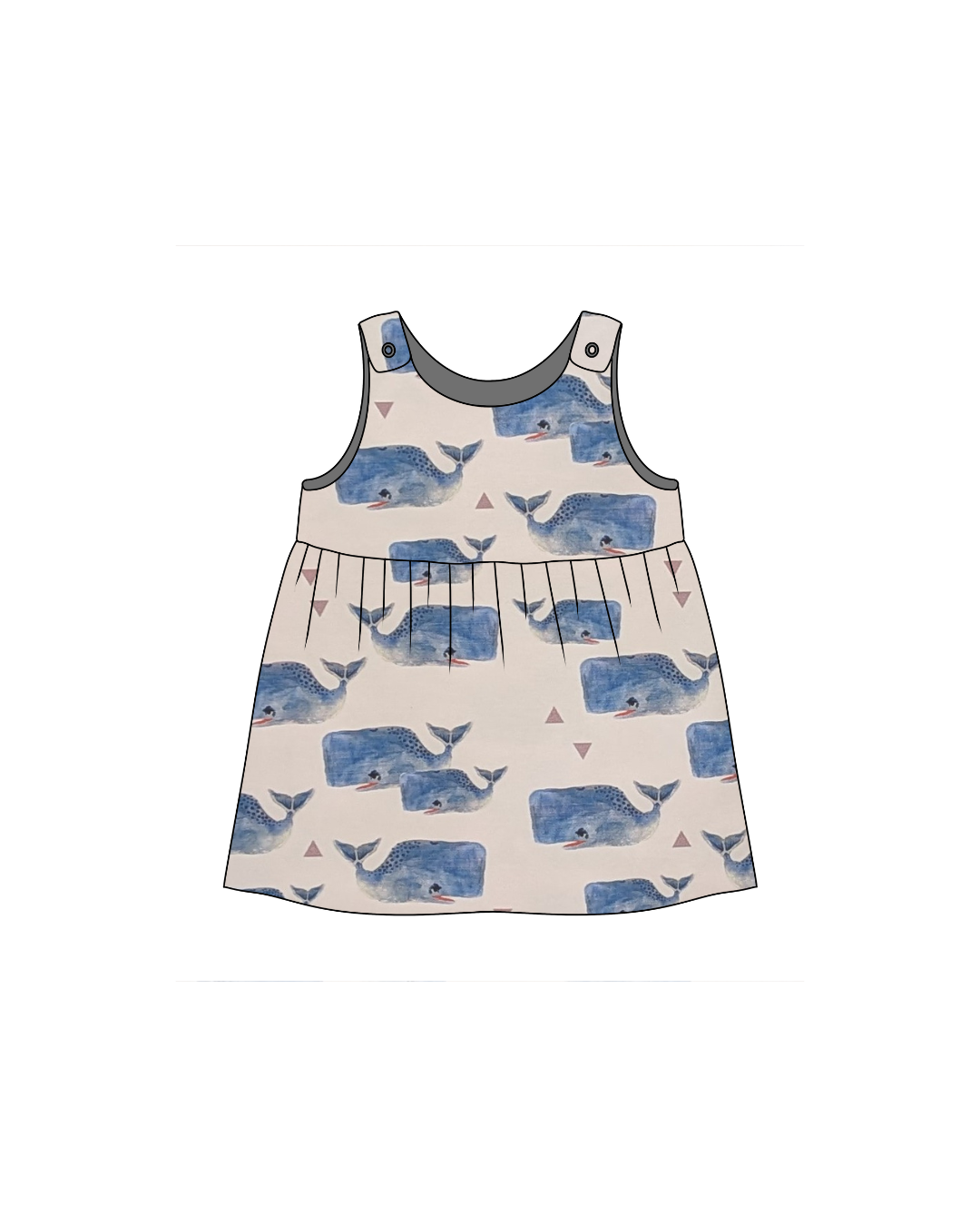 Baby Blue Whale Print