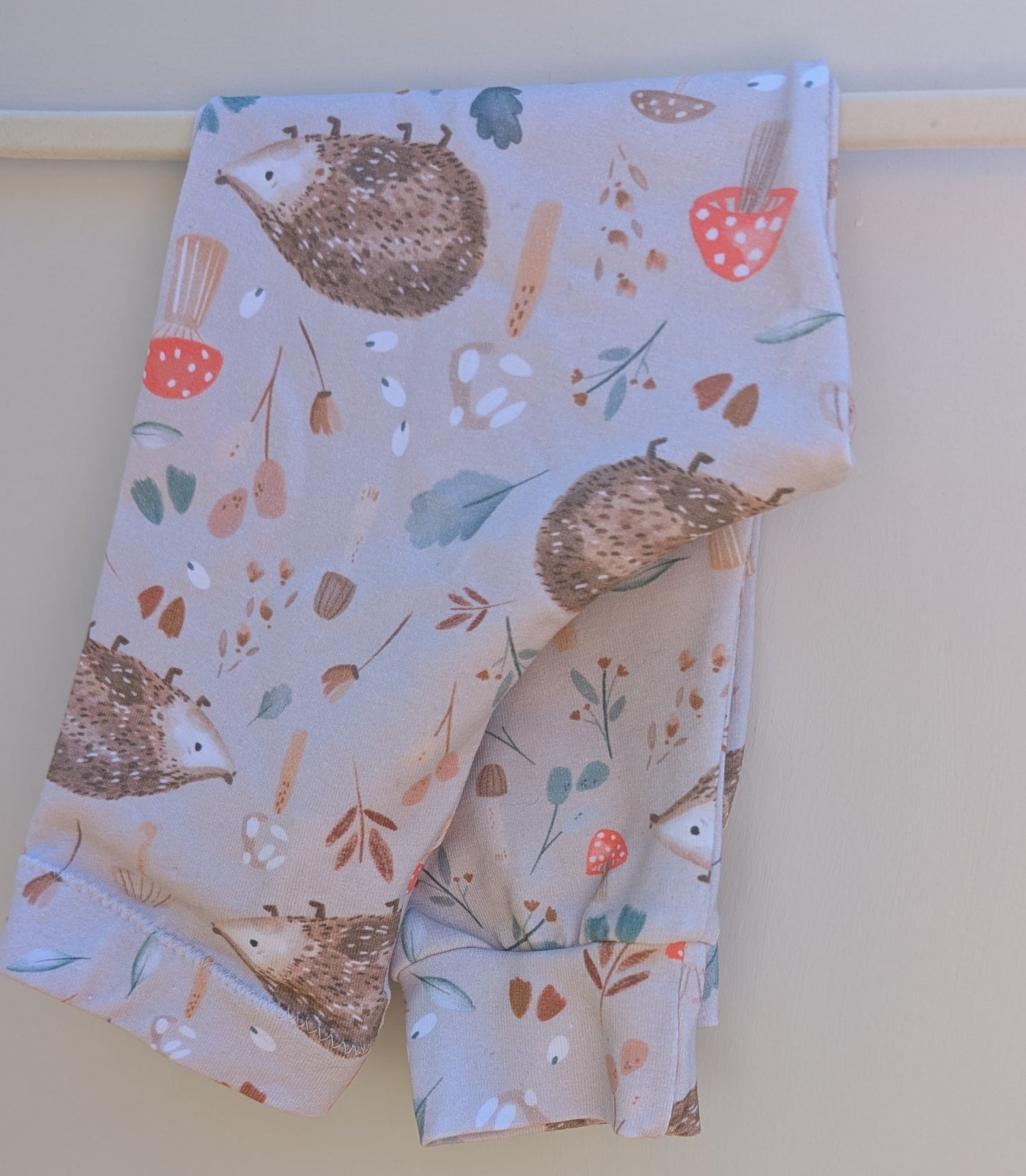 Hedgehog print leggings
