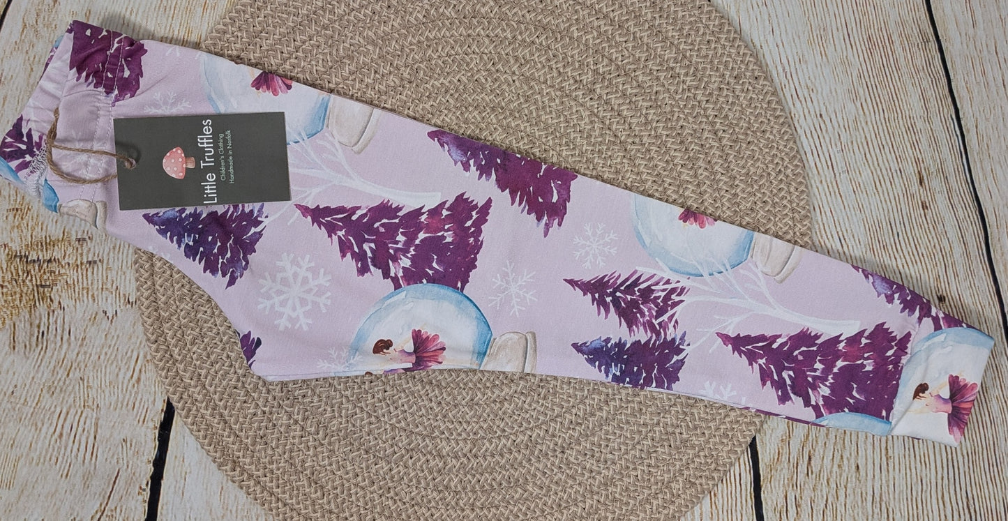 Lilac Snow Globe Leggings | Ready To Ship
