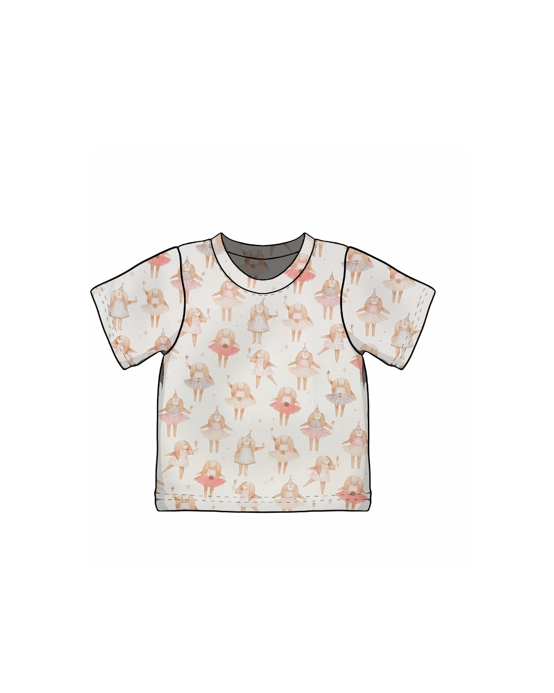 Ballerina Bunny Print