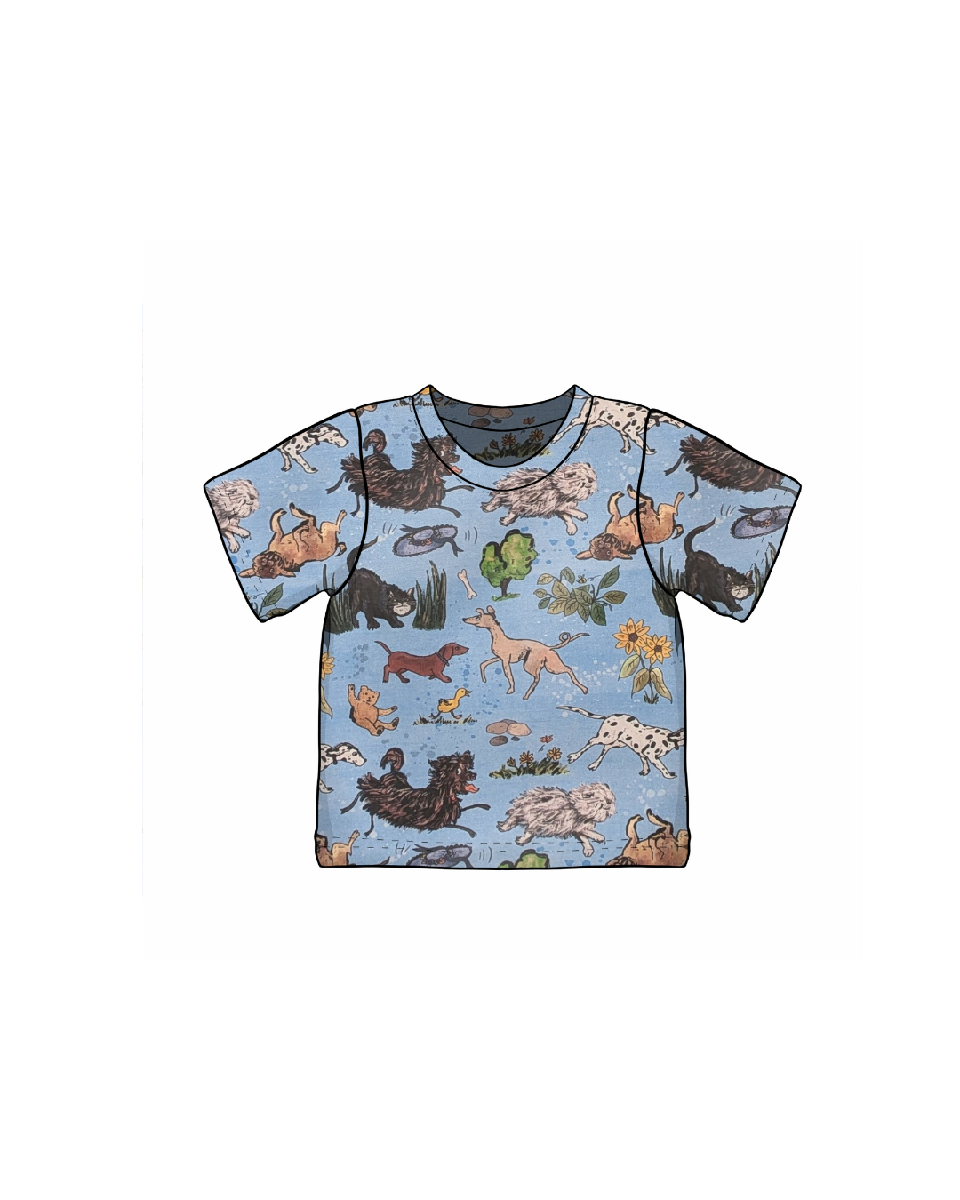 Hairy Maclary Inspired Print