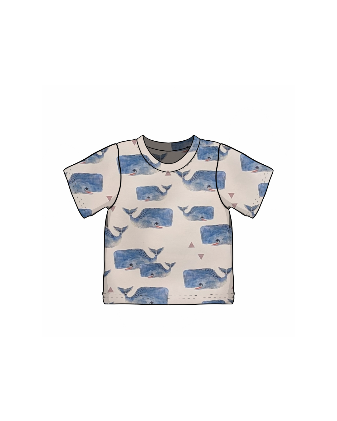 Baby Blue Whale Print