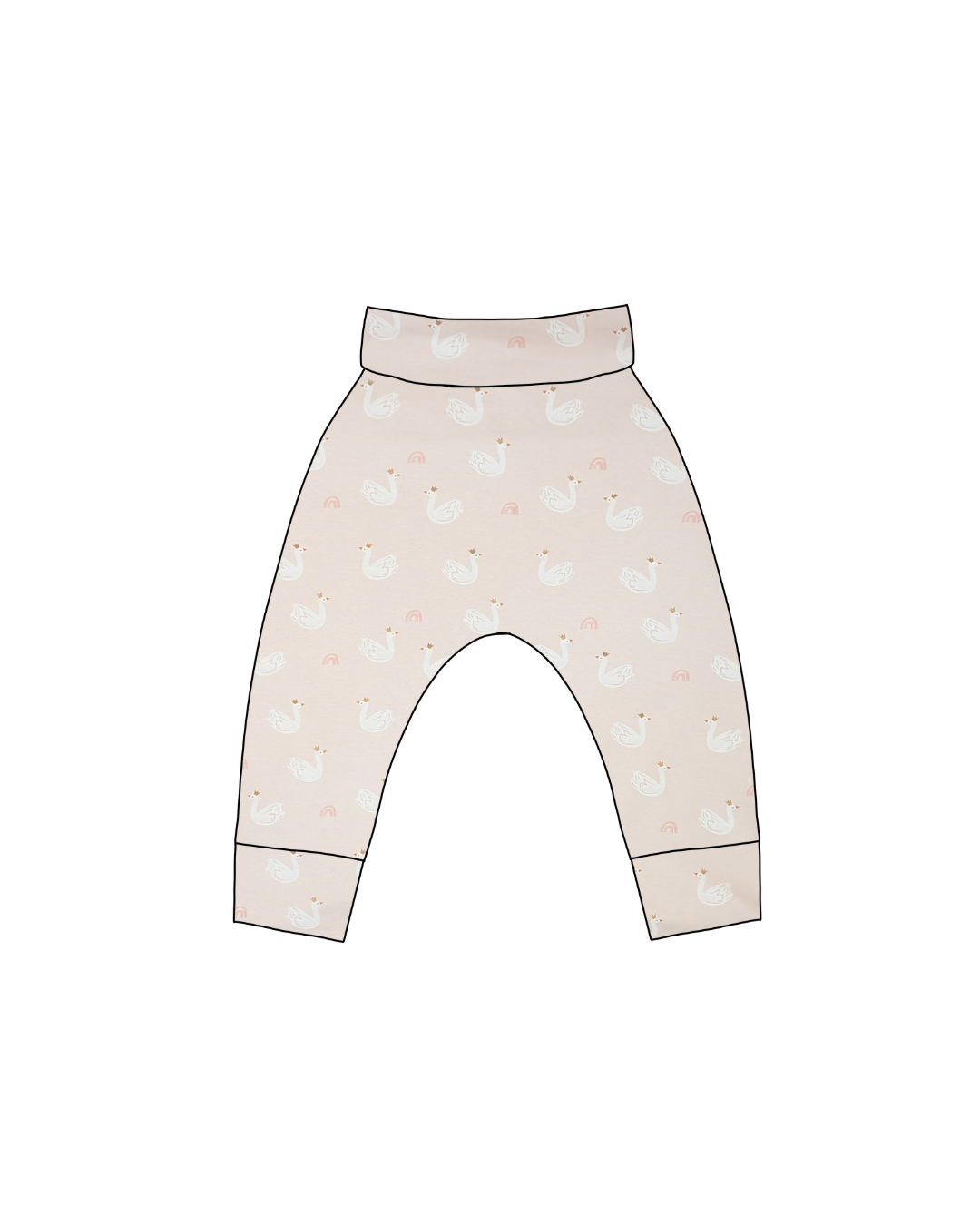 Pink Princess Swan Print