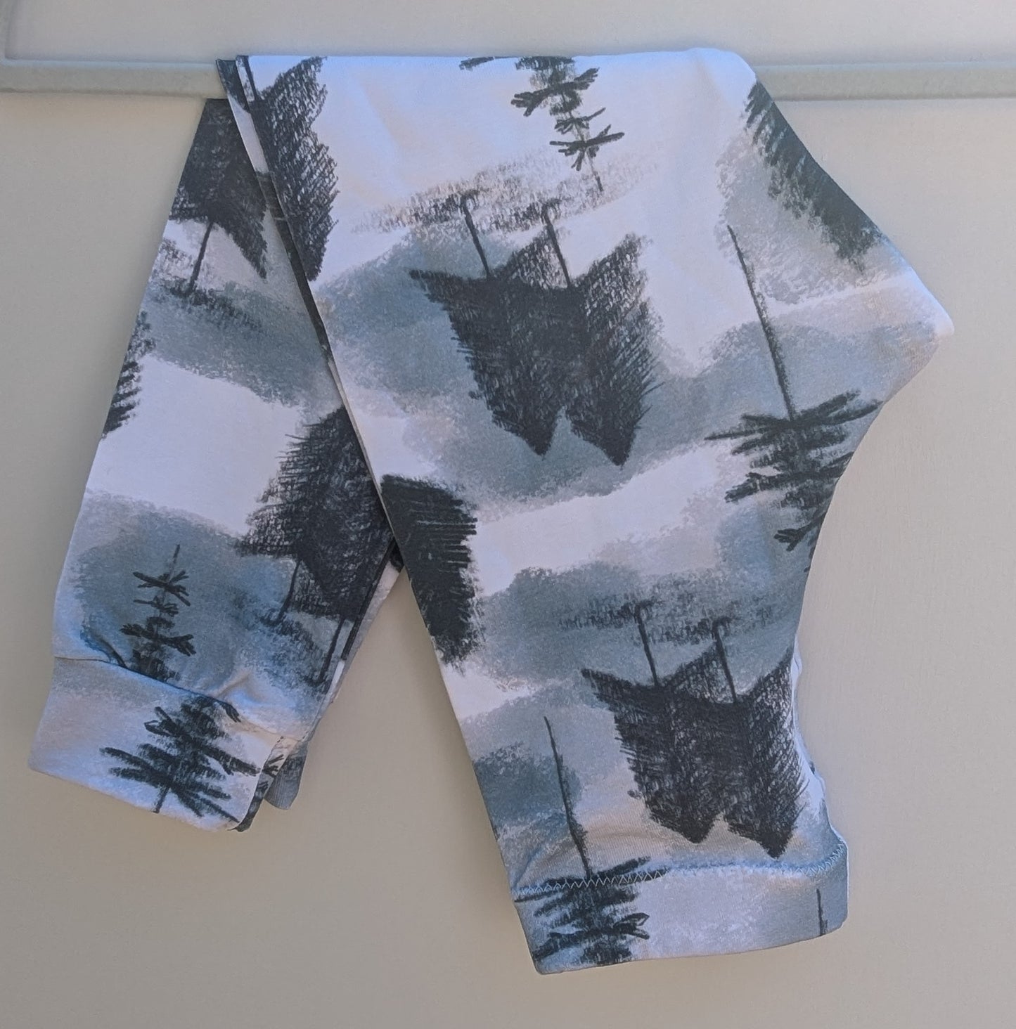 Winter forest print leggings