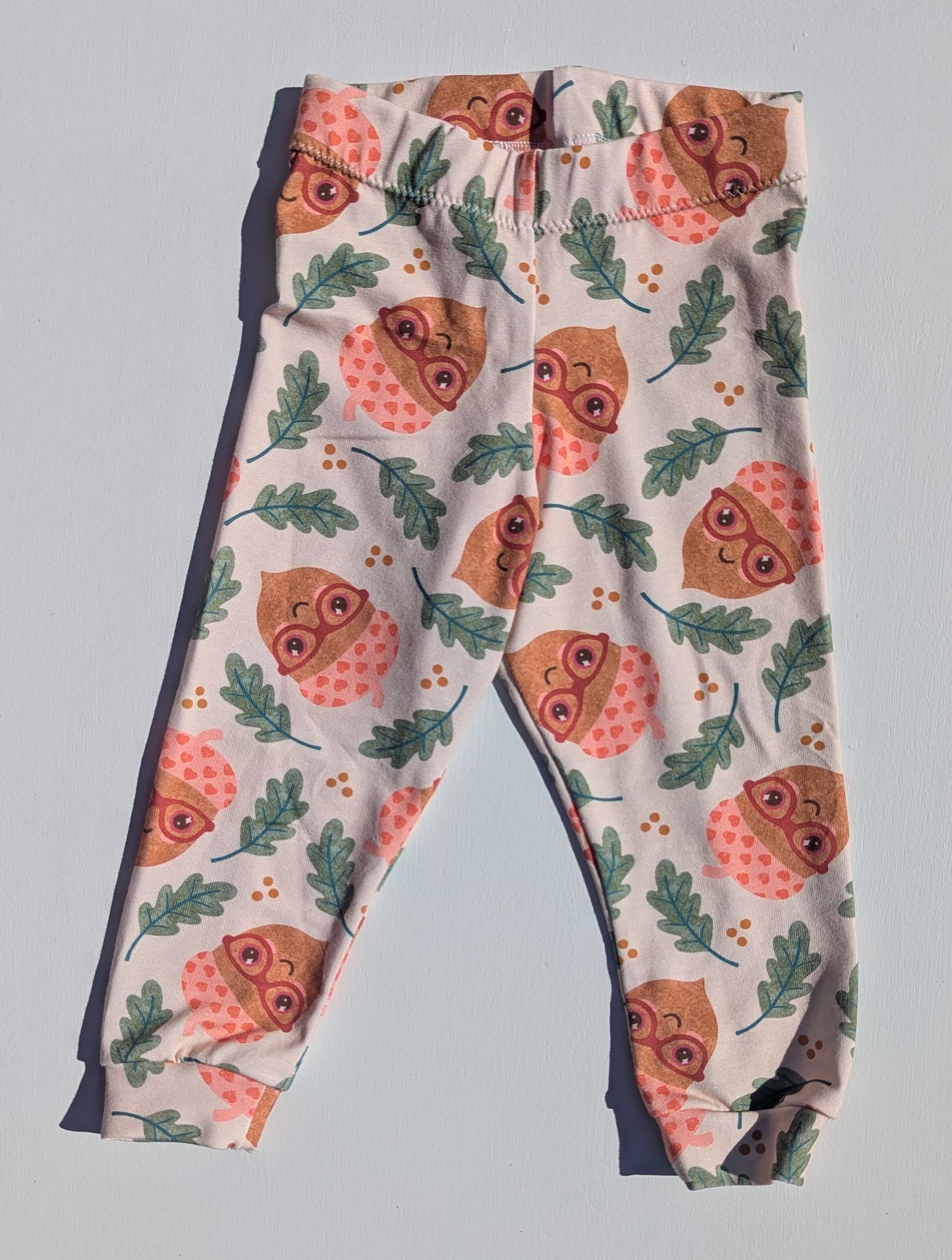 Cheeky Acorn Print Leggings