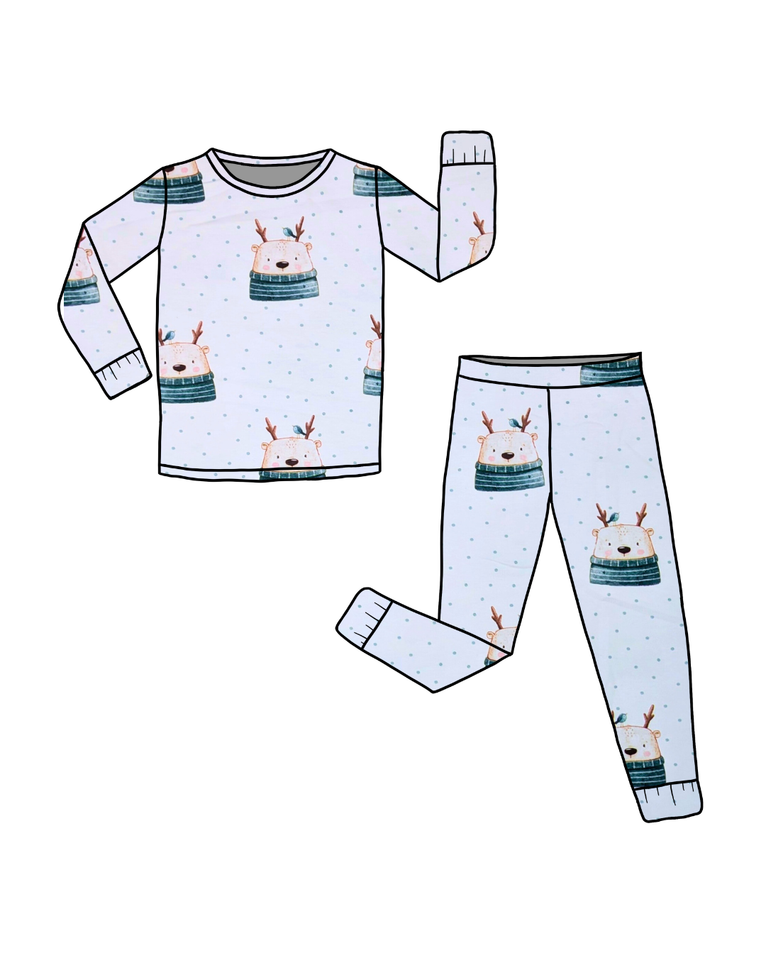 Little Reindeer Bear  | PJ's