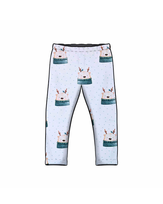 Little Reindeer Bears Leggings | Ready To Ship