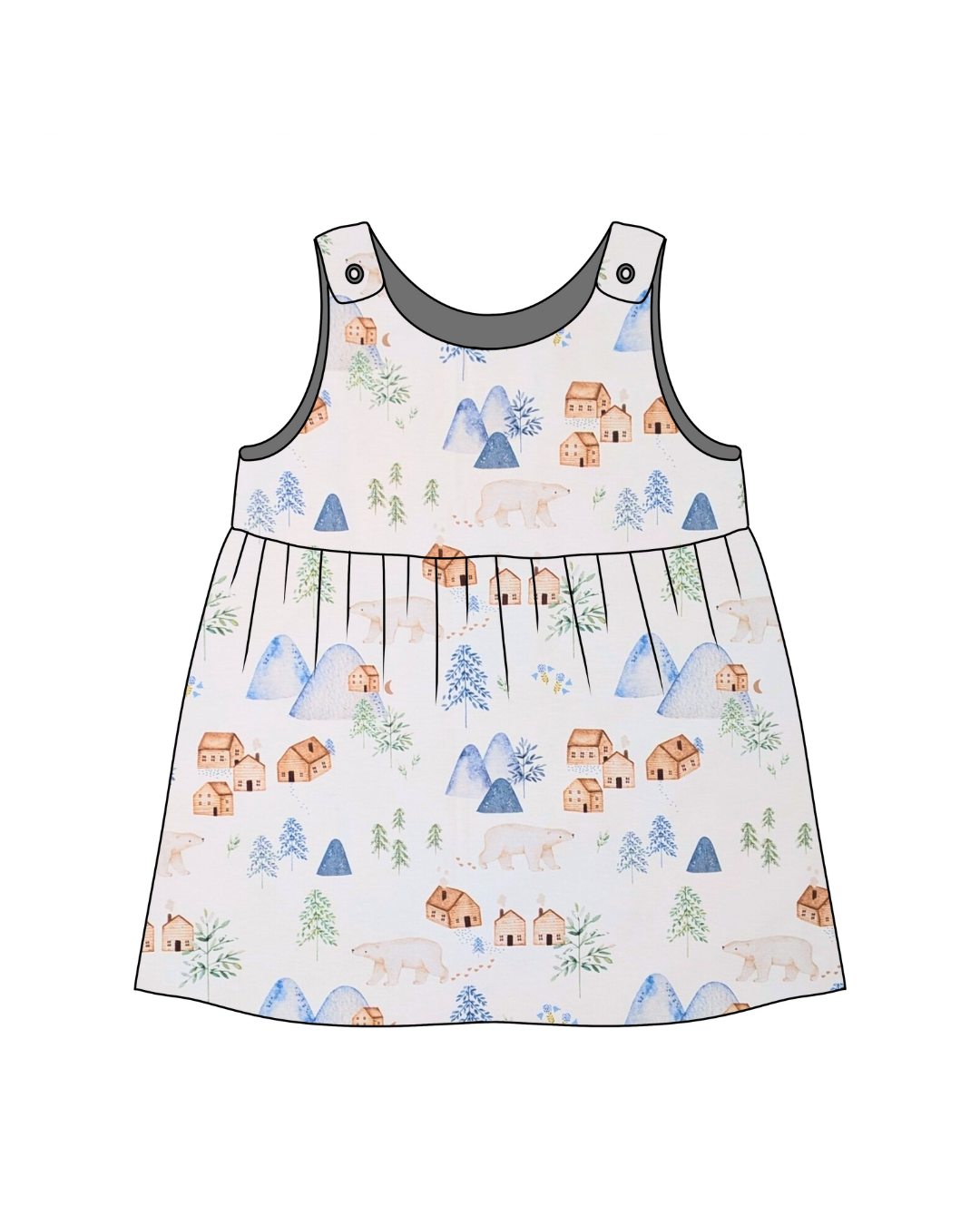 Pinafore Dress | In Stock Fabrics