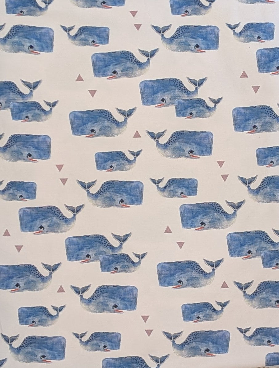 Baby Blue Whale Print